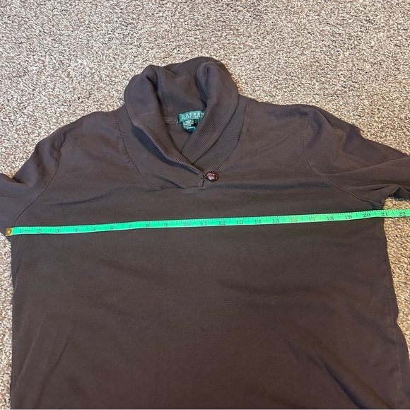 Ralph Lauren Brown Relaxed Long Sleeve Tee - Picture 4 of 5